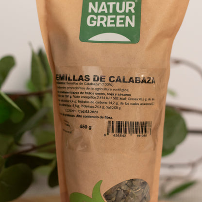 Semillas de Calabaza Ecológicas 450g NaturGreen