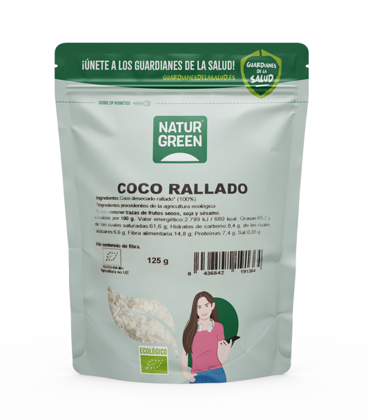 Coco Ecológico Rallado 125g NaturGreen