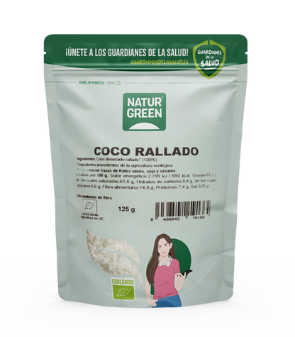 Pack 9x Coco Ecológico Rallado 125g NaturGreen