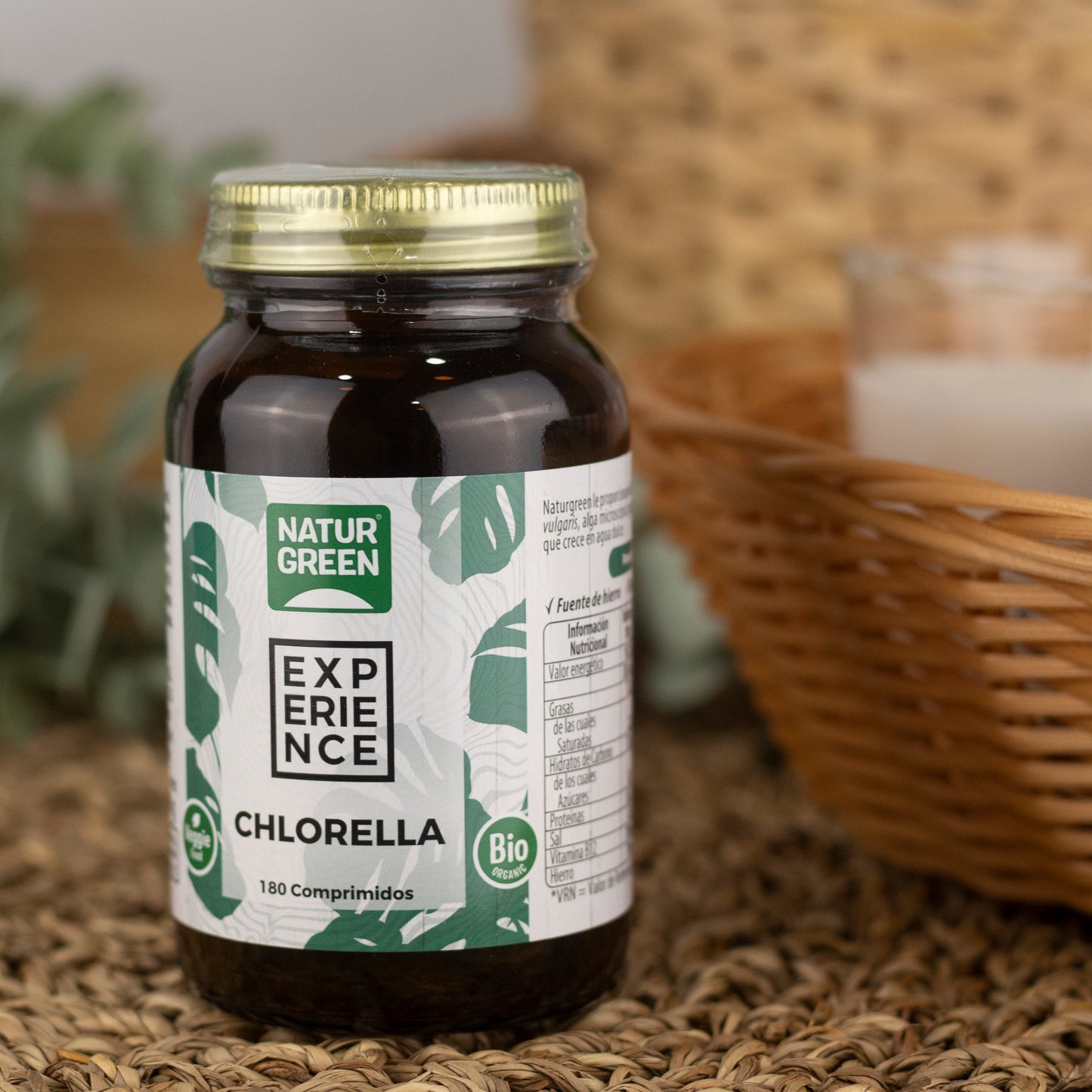 Chlorella Ecológica 180 comprimidos NaturGreen