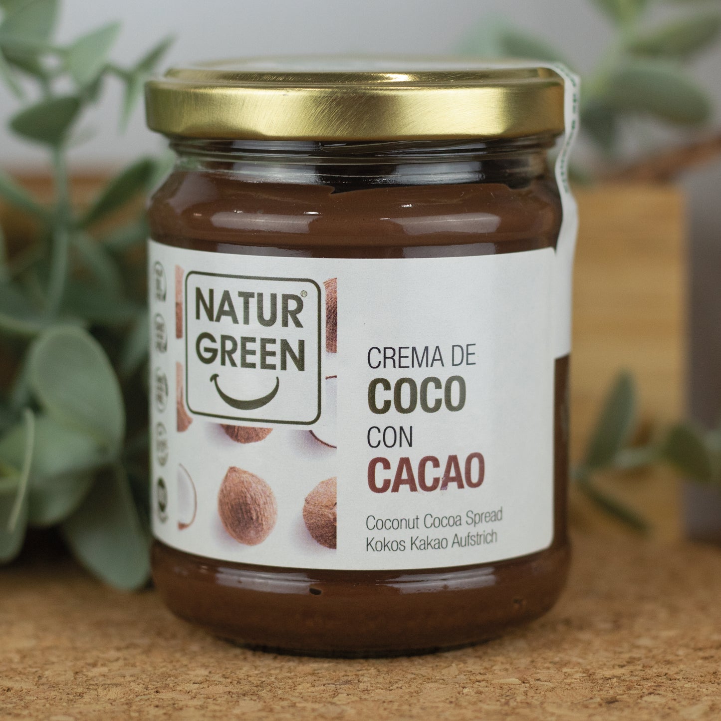 Crema de Coco y Cacao Ecológica 200g NaturGreen