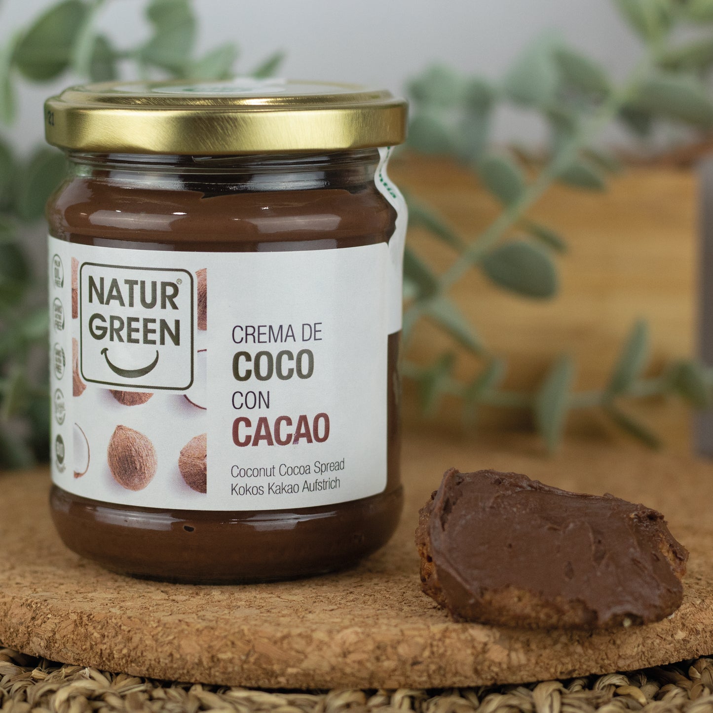 Crema de Coco y Cacao Ecológica 200g NaturGreen