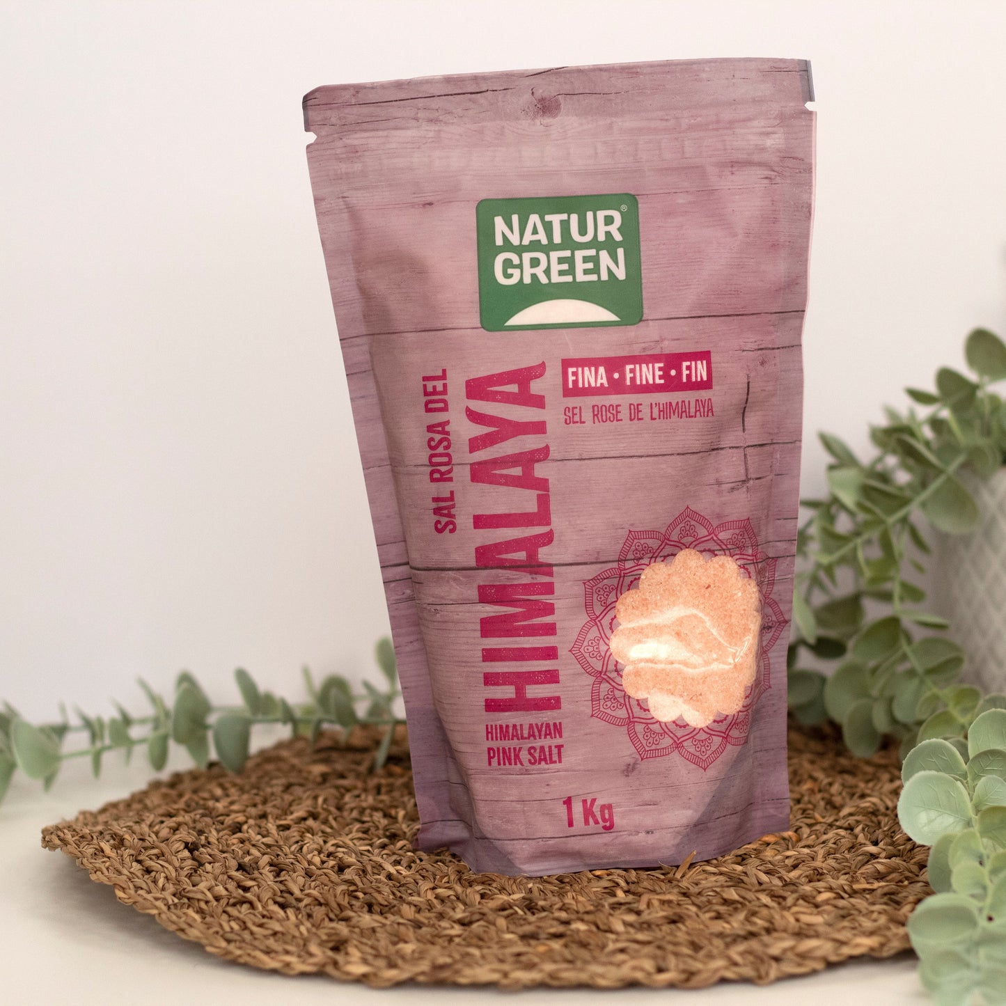 Pack 10x Sal Rosa del Himalaya Fina 1 kg NaturGreen