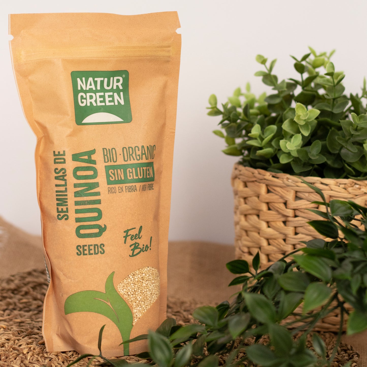 Pack 10x Quinoa Ecológica en Grano 450g NaturGreen