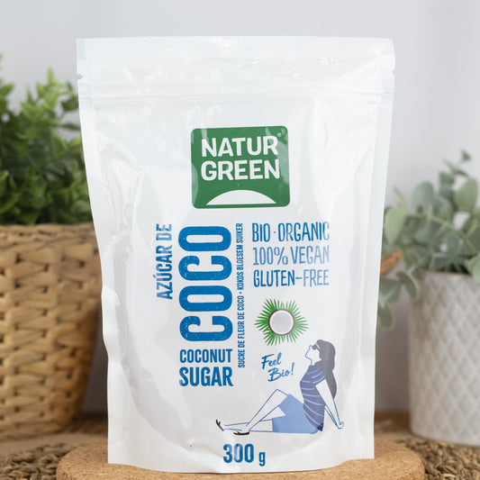 Pack 10x Azúcar de Coco Ecológico 300g NaturGreen