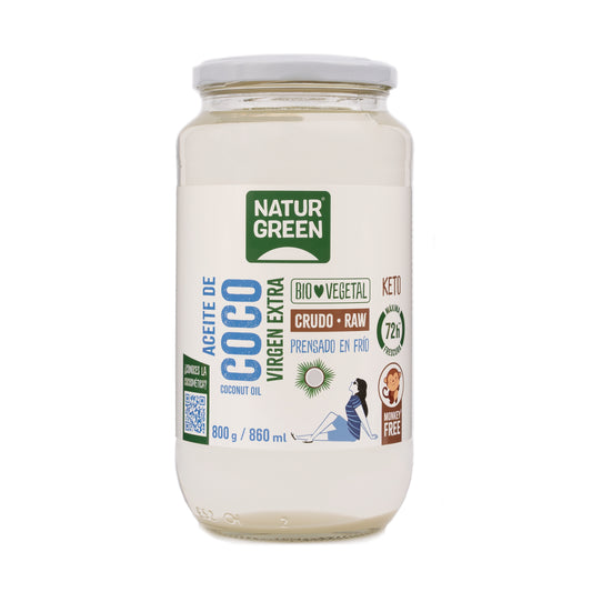 Aceite de Coco Virgen Ecológico 860 ml NaturGreen