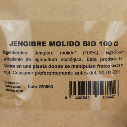 Jengibre Molido Bio 100 g NaturGreen