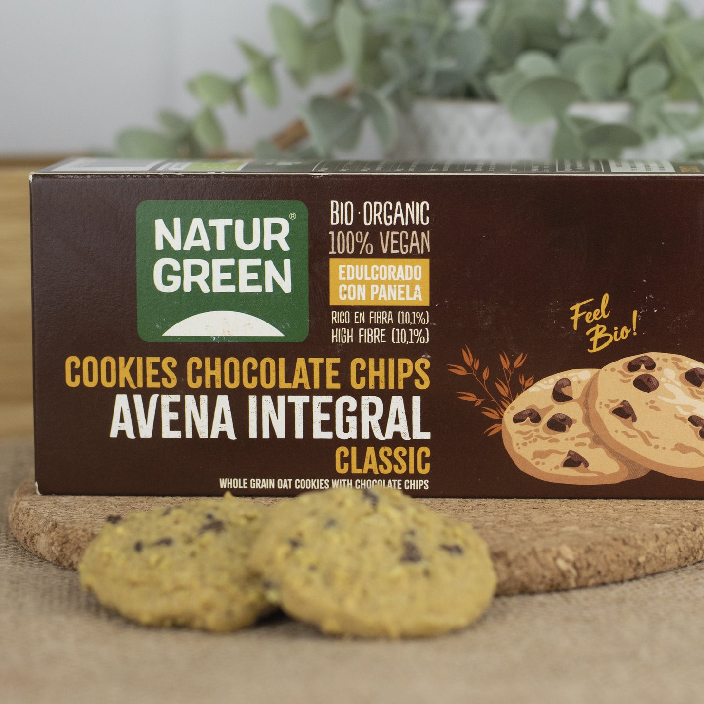 Pack 6x Cookie de Avena Integral Bio 140g NaturGreen