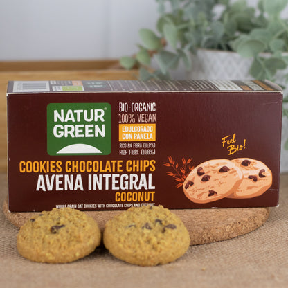 Pack 6x Cookie de Avena Integral con Coco Bio 140g NaturGreen