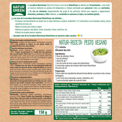 Levadura nutricional Convencional 150 g NaturGreen