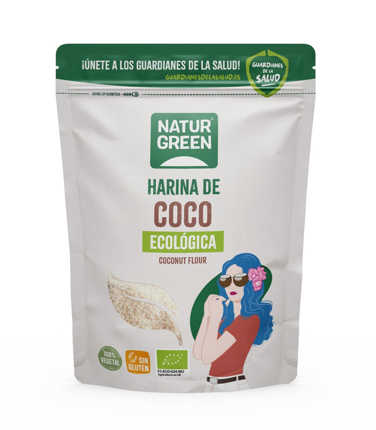Harina de Coco Ecológica 500 g NaturGreen