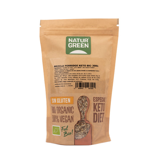 Pack 8x Porridge Keto 300 g NaturGreen