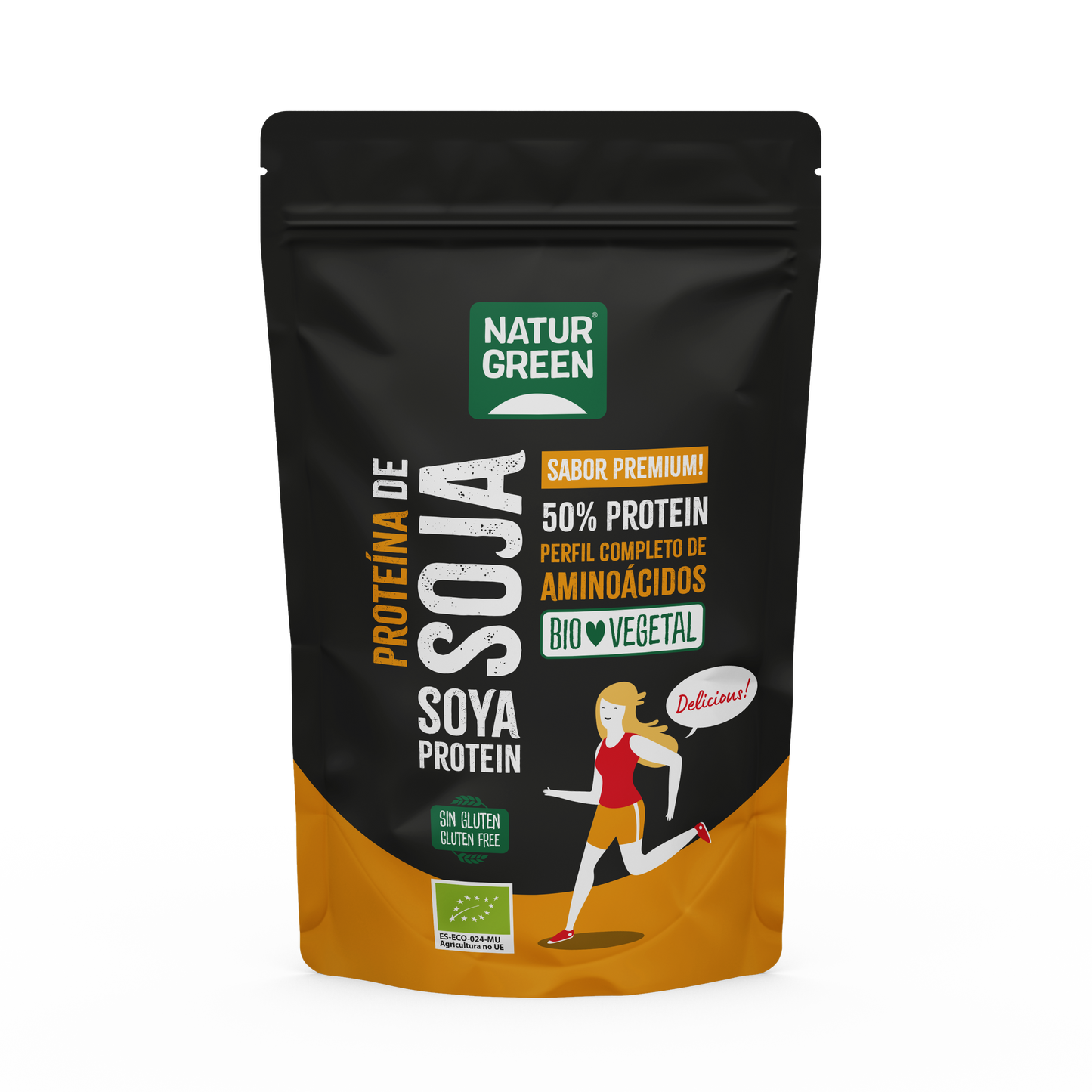 NaturGreen Proteína de soja 50% Bio 375 g