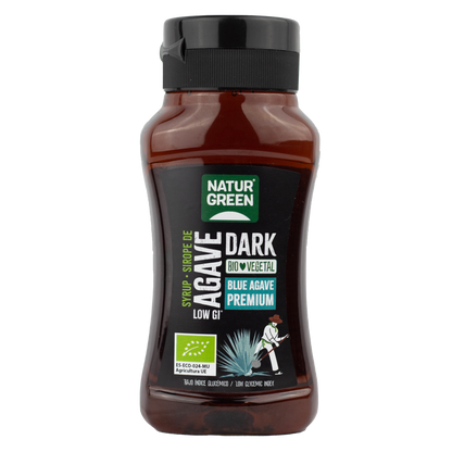 Pack 8x Sirope de Agave Dark Ecológico 258 ml NaturGreen