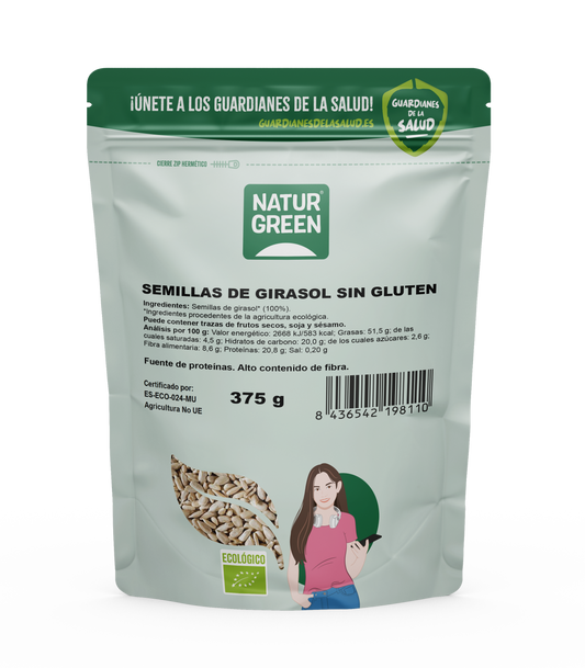 Semillas de Girasol Ecológicas 375g NaturGreen