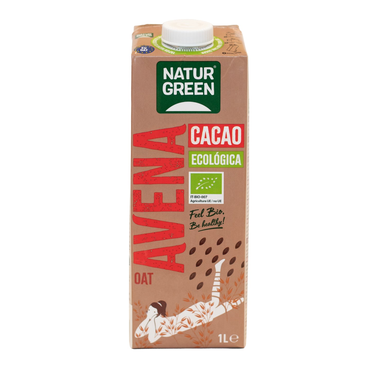 Bebida de Avena y Cacao Bio 1L NaturGreen