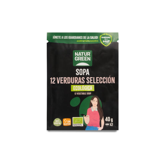 Sopa Ecológica Selección de 12 Verduras 40g NaturGreen