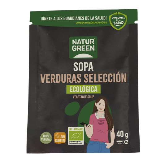 Sopa Ecológica Selección Verduras 40g NaturGreen