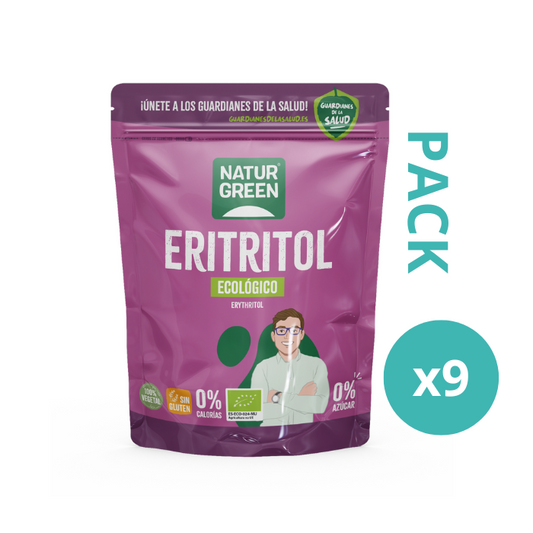 Pack 9x Eritritol Bio 500g NaturGreen
