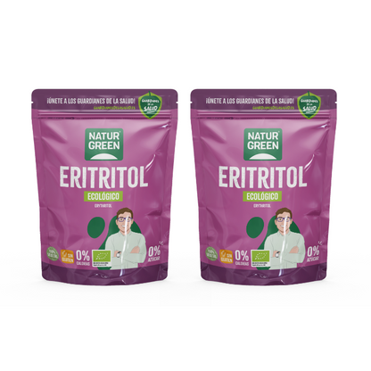 Pack 2x Eritritol Bio 500g NaturGreen