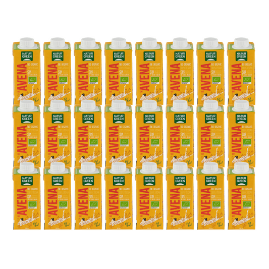 Pack 24x Bebida de Avena Ecol�gica Sin Az�cares A�adidos 200 ml NaturGreen