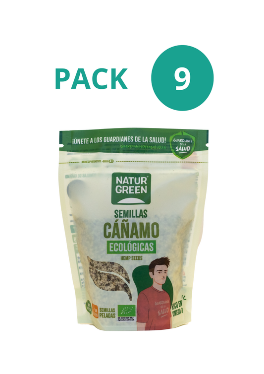 Pack 9x Semillas de Cáñamo Ecológicas 200g NaturGreen