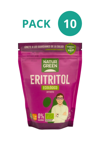 Pack 10x Eritritol Bio 500g NaturGreen