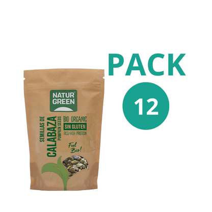 Pack 12x Semillas de Calabaza Ecológicas 225g NaturGreen