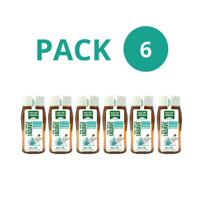 Pack 6x Sirope de Agave Ecológico 250 ml NaturGreen