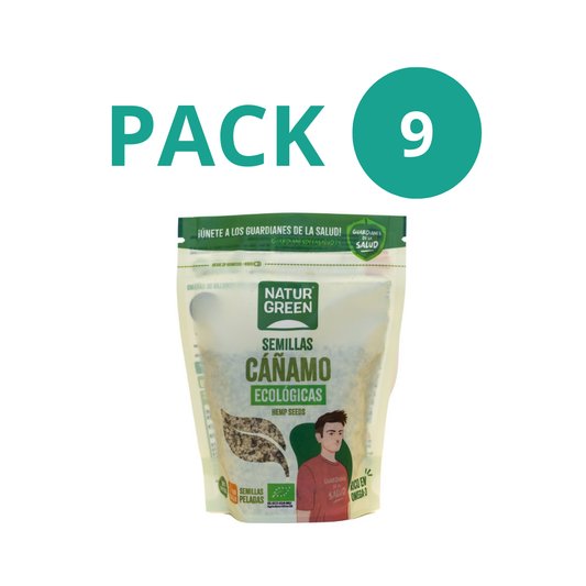 Pack 9x Semillas de Cáñamo Ecológicas 200g NaturGreen