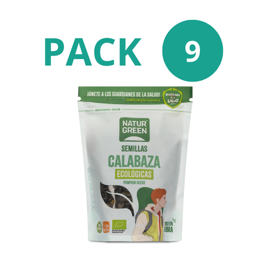 Pack 9x Semillas de Calabaza Ecológicas 225g NaturGreen