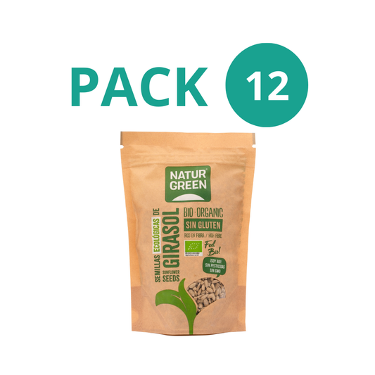 Pack 12x Semillas de Girasol Ecol�gicas 225g NaturGreen