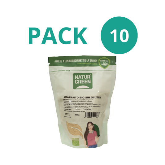 Pack 10x Amaranto Ecol�gico 450g NaturGreen