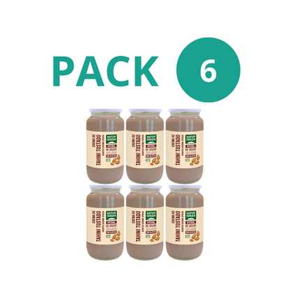 Pack 6x Tahín de Sésamo Tostado Ecológico 800g NaturGreen