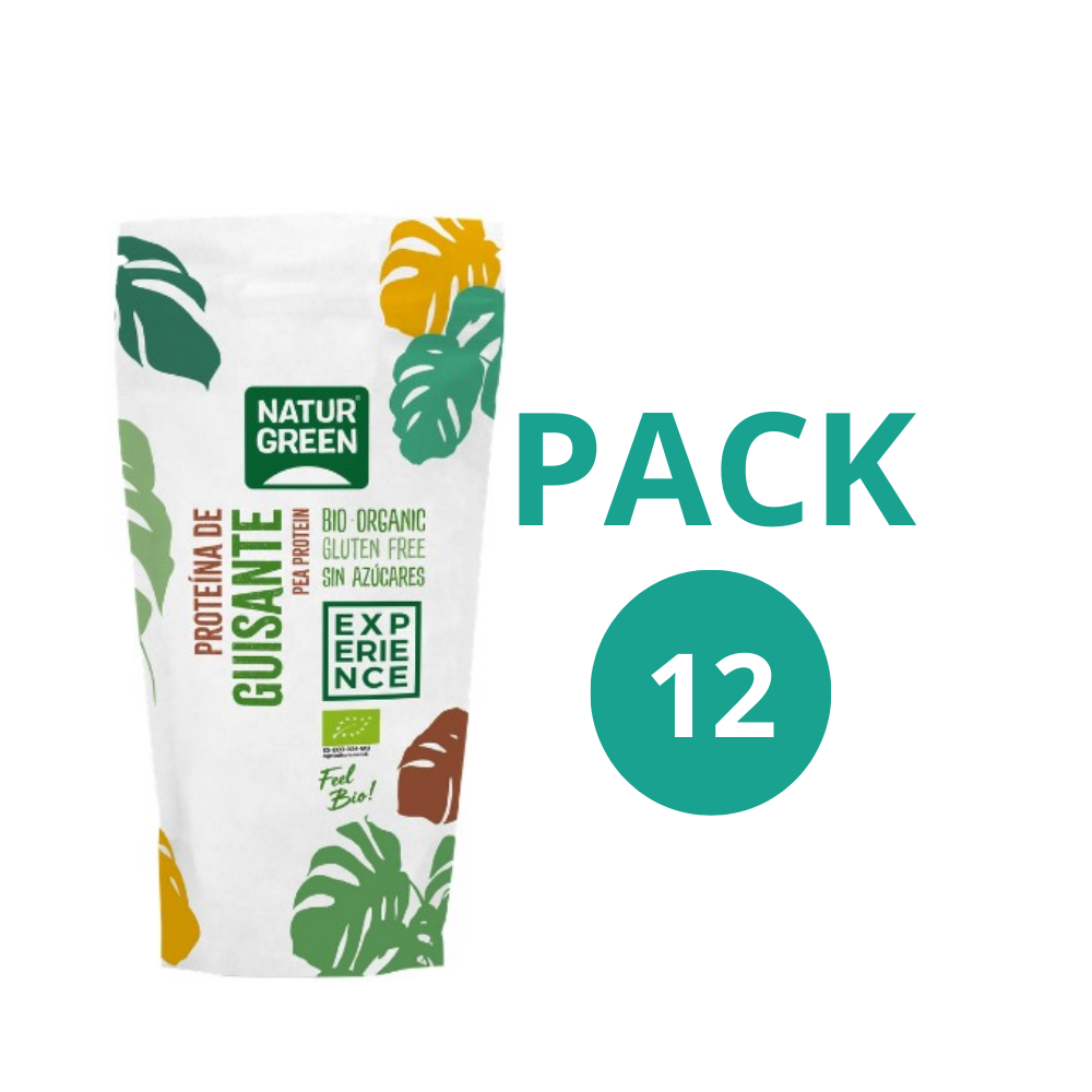 Pack 12x Proteína de Guisante Bio 250g NaturGreen