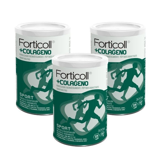 Pack 3x Colágeno BioActivo Sport 300 g Forticoll